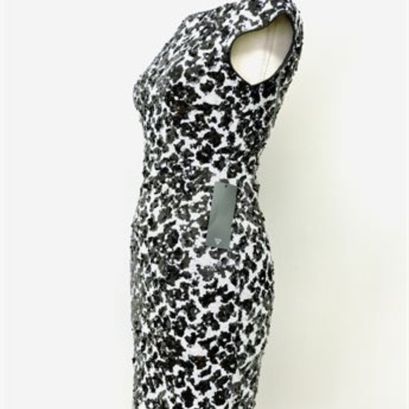 Dalmatian Black/White Sequin Dress, Size 4 - Picture 5 of 8